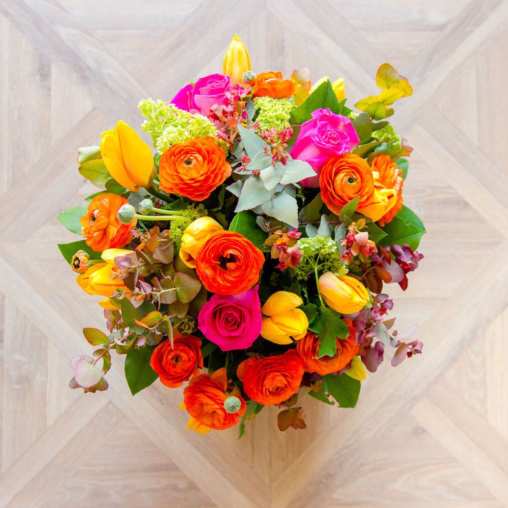 Bouquet de fleurs "Arlequin"